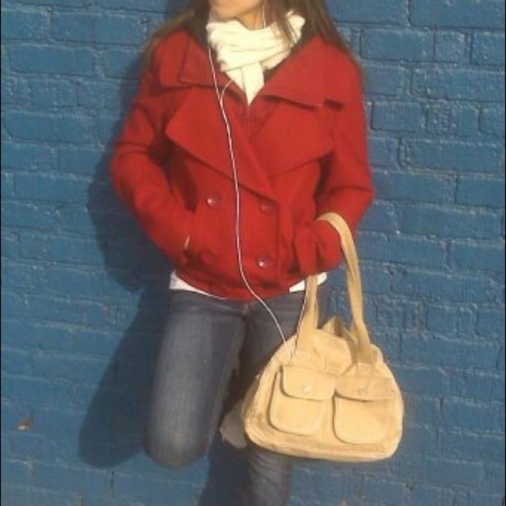 Red Peat Coat